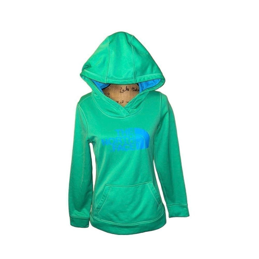 Womens The North Face green hoodie size S